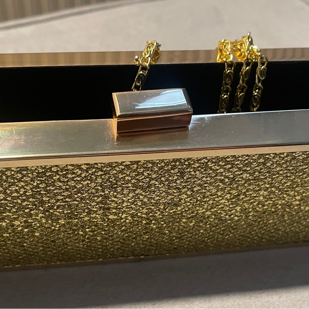 Elegant Gold Clutch